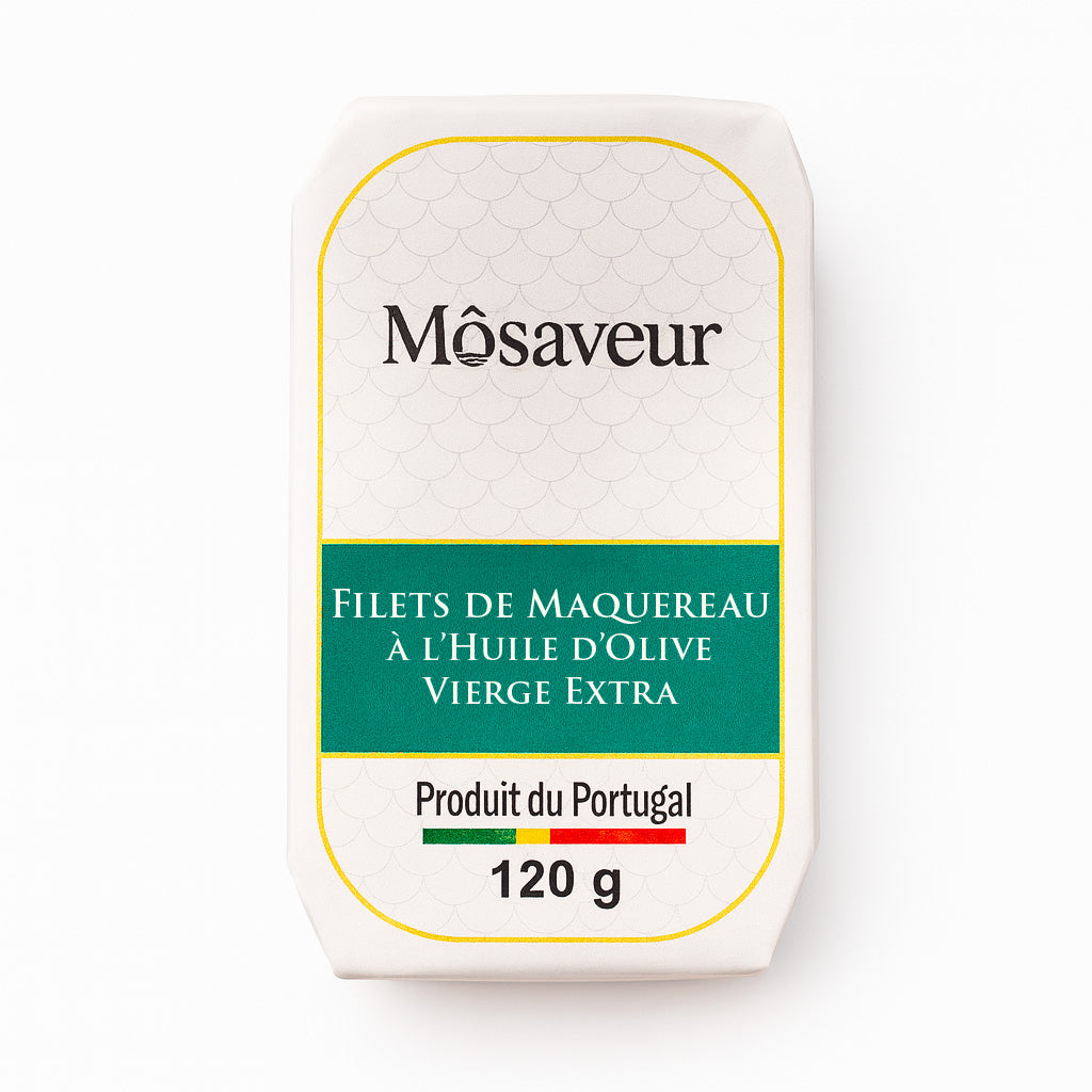 Filets de Maquereau à l’Huile d’Olive Vierge Extra 120 g