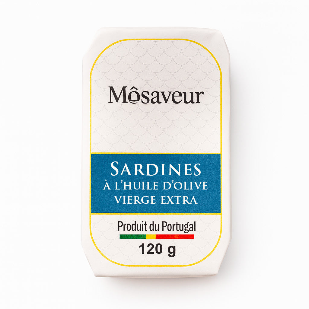 Sardines à l’Huile d’Olive Vierge Extra 120 g