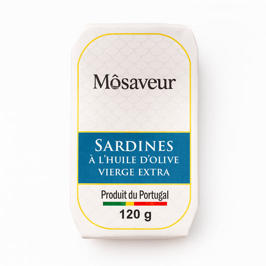 Sardines à l’Huile d’Olive Vierge Extra 120 g
