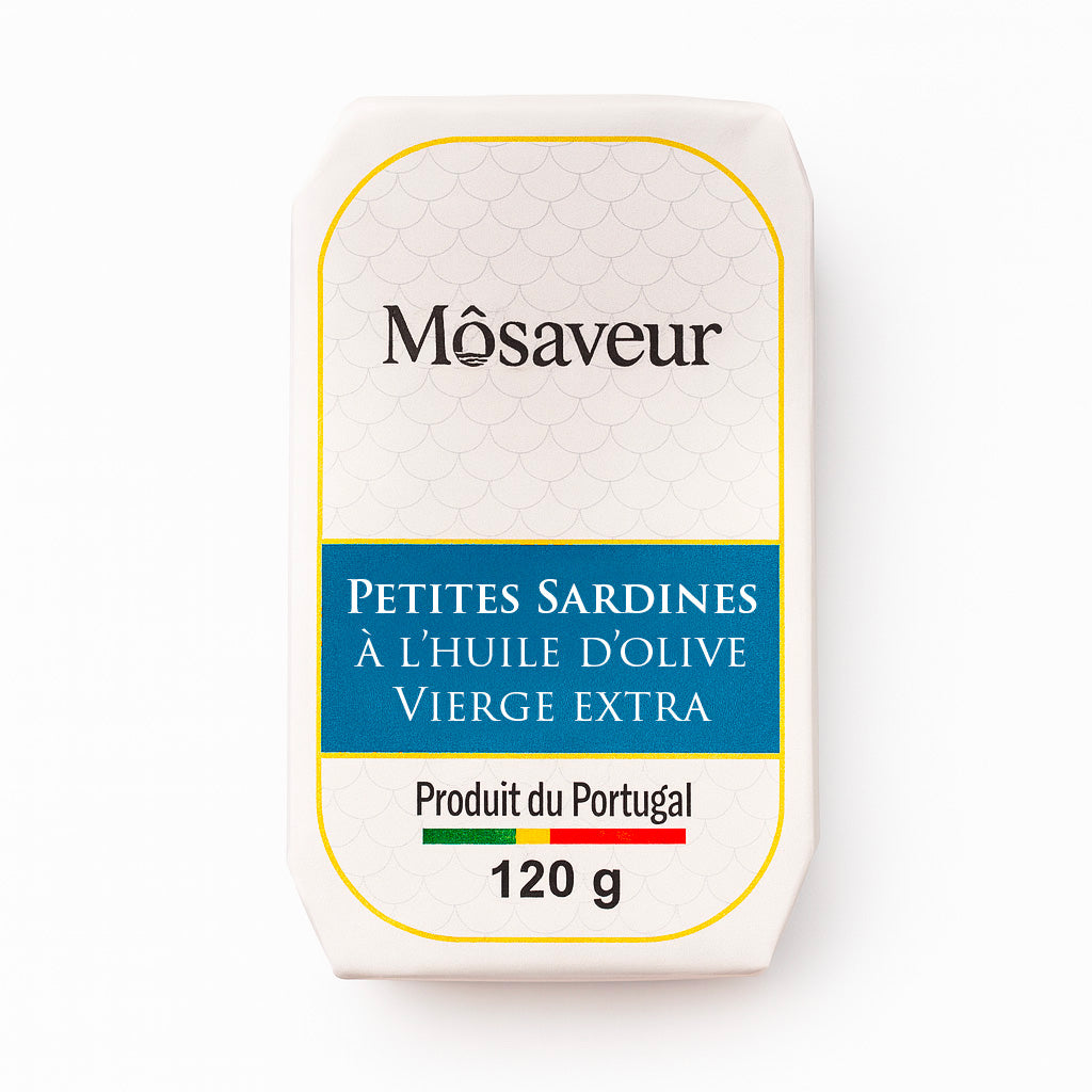 Petites Sardines à l’Huile d’Olive Vierge Extra 120 g