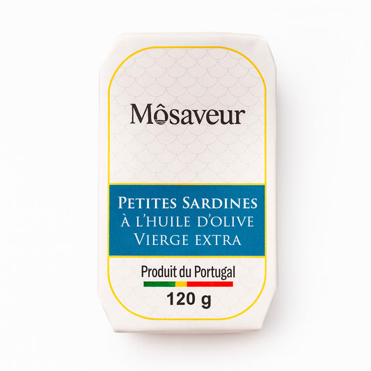 Petites Sardines à l’Huile d’Olive Vierge Extra 120 g
